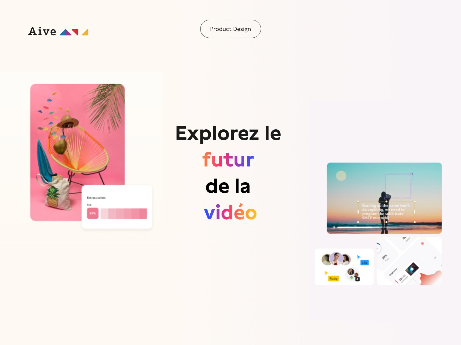Visuel de la plateforme Aive : explorez le futur de la vidéo