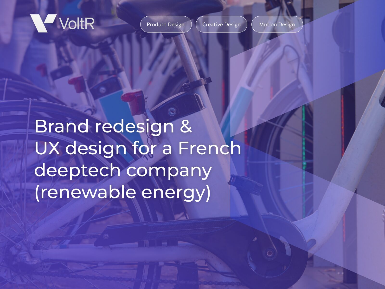 VoltR project visual: website redesign and modernisation