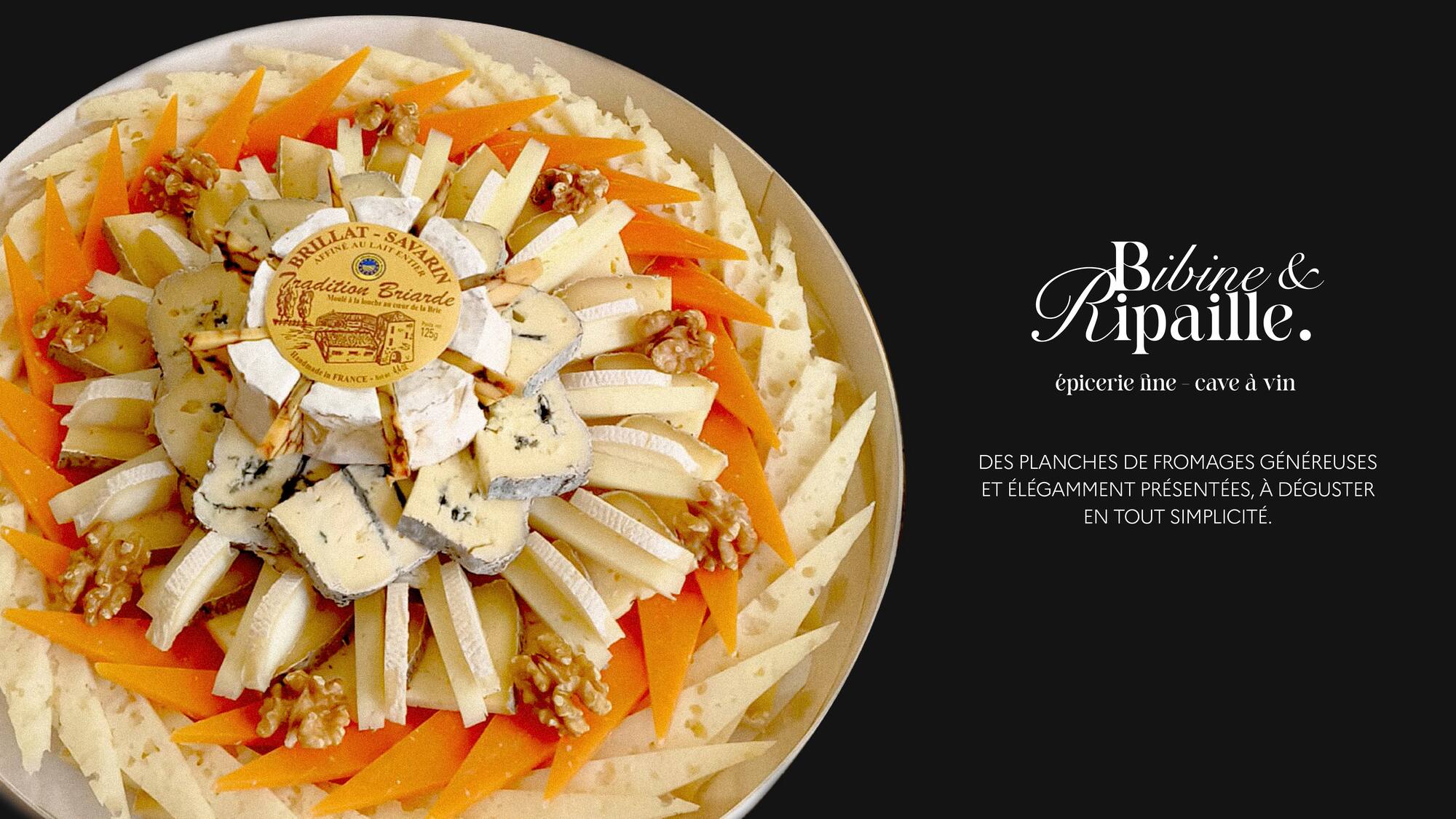 Cheese platters, showcased.