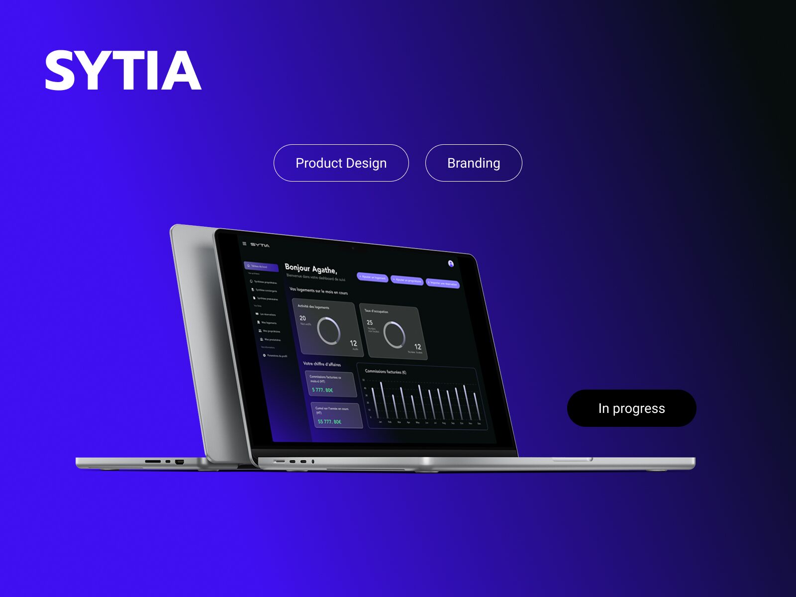 Sytia dashboard for concierge services